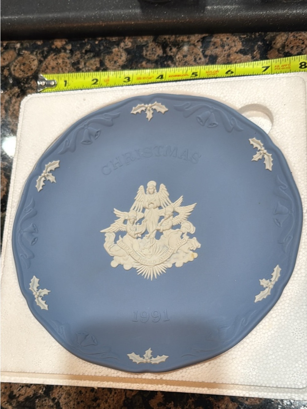 Wedgwood White Jasperware Round Accent Plate